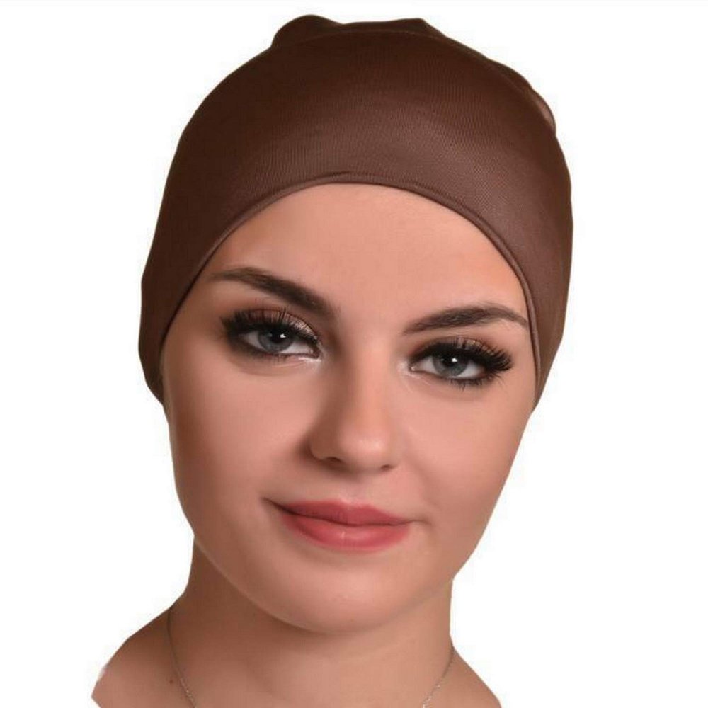 AL AMIRA Under Scarf Tube Cap Brown
