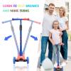 3 Wheel Scooter for Kids, Kids Scooter with Light Up Wheels, Sturdy Deck Design, and 4 Height Adjustable Suitable for Kid Ages 3-12 view 3