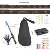 Leo Light Weight Kids Fishing Pole Telescopic Fishing Rod and Reel Combos with Full Kits Lure Case and Carry Bag for Youth Fishing and Beginner 130CM (Rod and Reel Combos with Full Kits and Carry Bag) view 3