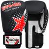 Farabi Boxing Gloves Kids Junior Muay Thai Kick Boxing Training MMA Punching Bag (6OZ, Black Star) view 2