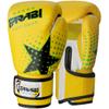 Farabi Boxing Gloves Kids Junior Muay Thai Kick Boxing Training MMA Punching Bag (6OZ, Yellow Star) view 2