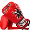 Farabi Boxing Gloves Kids Junior Muay Thai Kick Boxing Training MMA Punching Bag (6OZ, Red Star) view 3