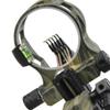 MILAEM Micro Adjustable Compound Bow 5 Pin Sight Long Pole Short Pole Bow Sight with .019" Fiber Optics and LED Sight Light for Left Right Hand (Camo 2) view 2