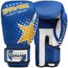 Farabi Boxing Gloves Kids Junior Muay Thai Kick Boxing Training MMA Punching Bag (6OZ, Blue Star) view 2