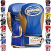 Farabi Boxing Gloves Kids Junior Muay Thai Kick Boxing Training MMA Punching Bag (4OZ, Blue Gold) view 1