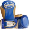 Farabi Boxing Gloves Kids Junior Muay Thai Kick Boxing Training MMA Punching Bag (4OZ, Blue Gold) view 3
