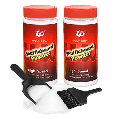 TORPSPORTS Shuffleboard Powder Wax Shuffleboard Sand Wax/Dustpan/Mini Broom Sets