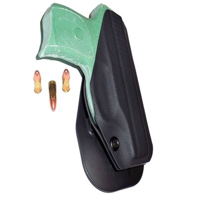 Aggressive Concealment LC9OWB OWB Kydex Holster Ruger LC9/LC9S/EC9S (Carbon Fiber, Left)