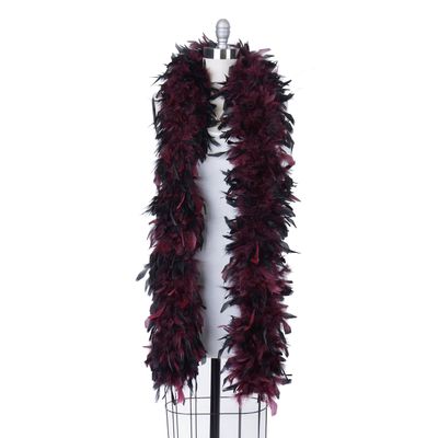 ZUCKER Chandelle Boas Tipped - Burgundy/Black