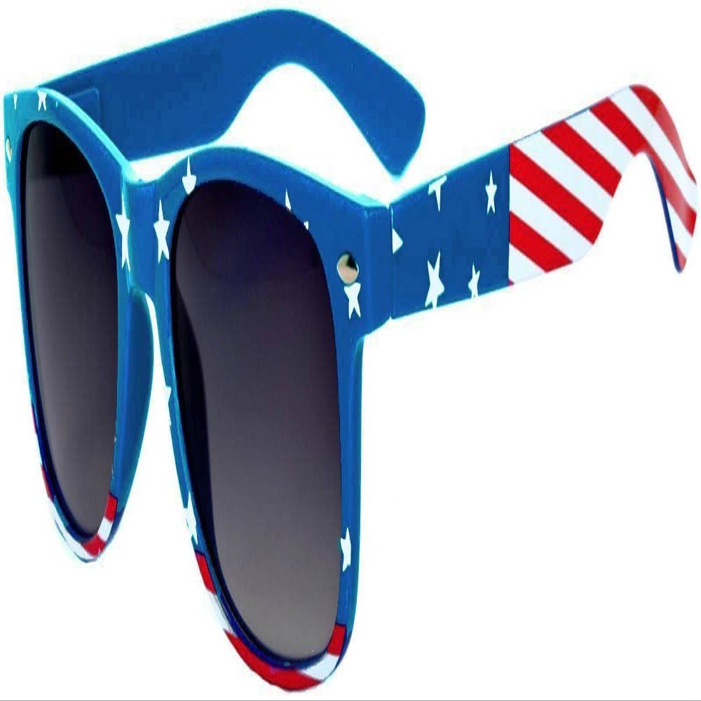 Kids Flag Polarized Lens Sunglasses patriotic 4th of july UV protection
