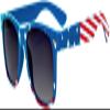 Kids Flag Polarized Lens Sunglasses patriotic 4th of july UV protection view 1