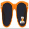 Kids Polarized Smoke Lens Sunglasses Protect Child's Eyes Orange view 2