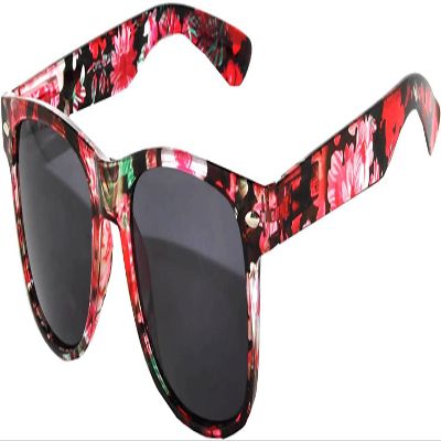 Kids Flowers frame Polarized Lens Sunglasses patriotic 4th of july UV protection