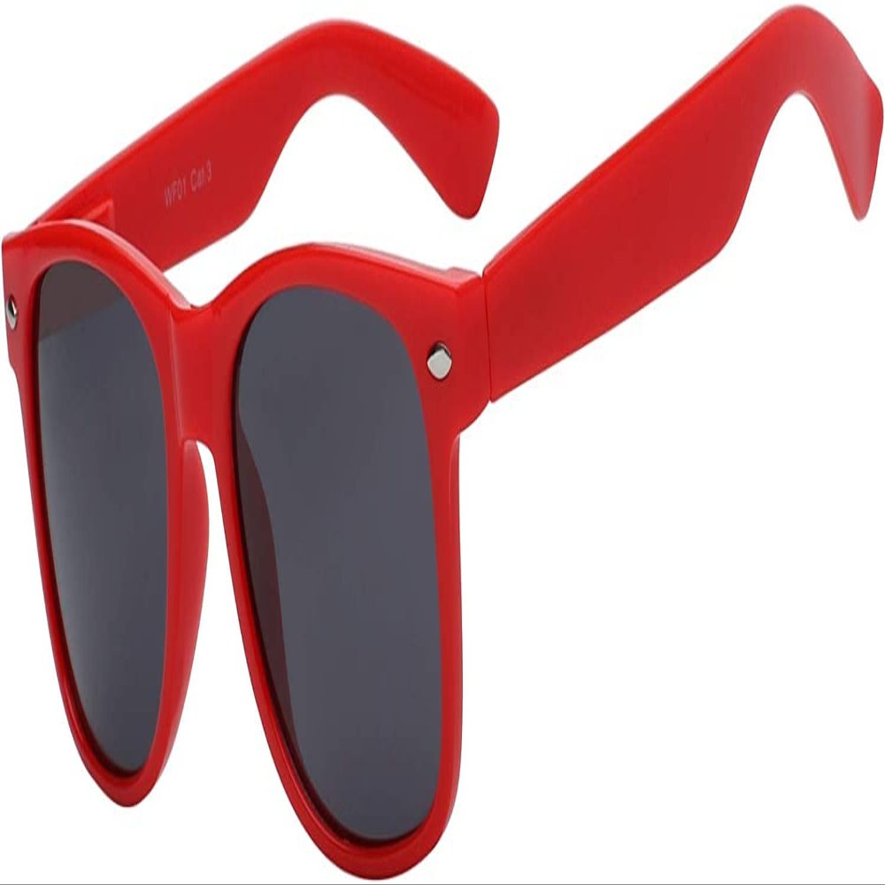 Kids Polarized Smoke Lens Sunglasses Protect Child's Eyes Red