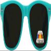 Kids Polarized Smoke Lens Sunglasses Protect Child's Eyes turquois view 2