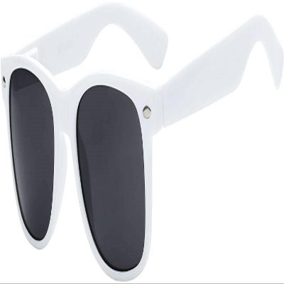 Kids Polarized Smoke Lens Sunglasses Protect Child's Eyes White