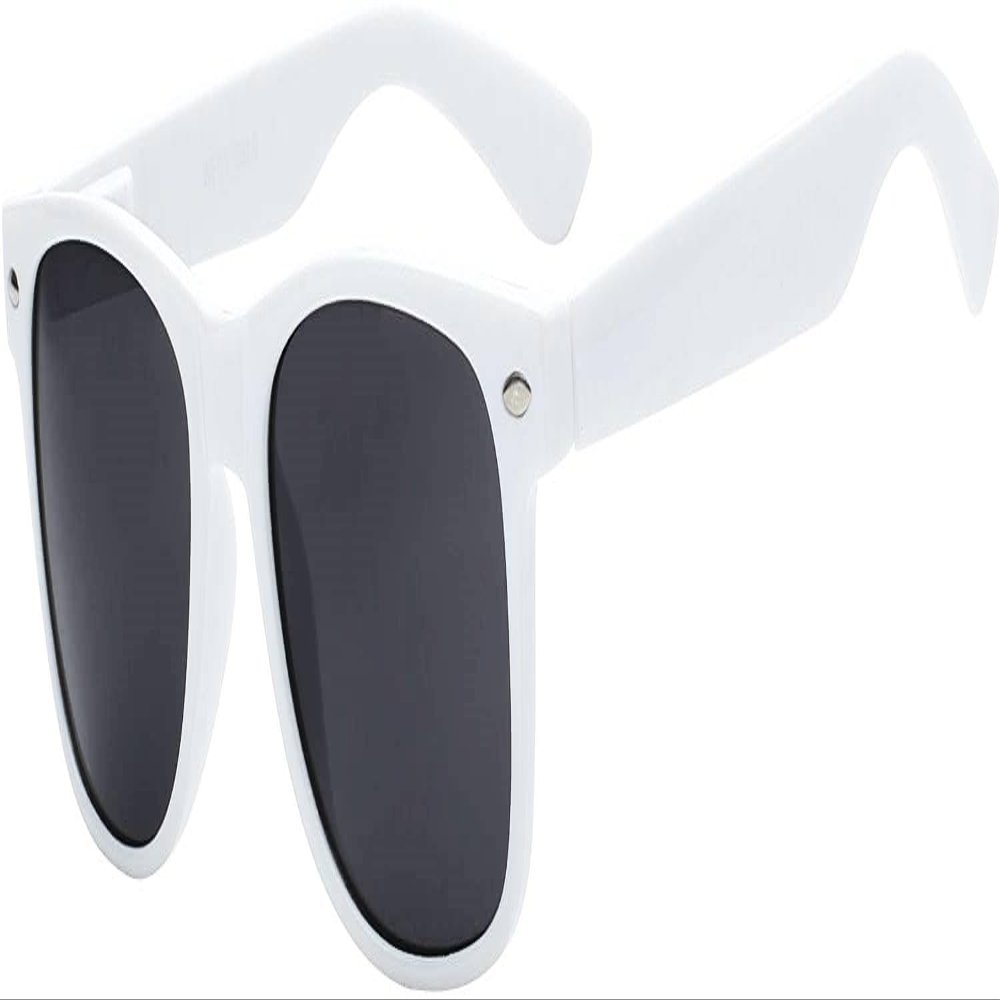 Kids Polarized Smoke Lens Sunglasses Protect Child's Eyes White