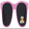 Kids Polarized Smoke Lens Sunglasses Protect Child's Eyes Pink view 2