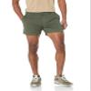 Amazon Essentials Men's Slim-Fit 5" Flat-Front Comfort Stretch Chino Shorts, Dark Green, 28 view 1