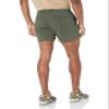 Amazon Essentials Men's Slim-Fit 5" Flat-Front Comfort Stretch Chino Shorts, Dark Green, 29 view 3