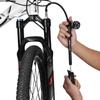 Giyo High Pressure Shock Pump, (300 PSI Max) for Fork & Rear Suspension, Lever Lock on Nozzle No Air Loss (Black) view 2
