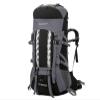 UNISTRENGH 80L Internal Frame Backpacks Outdoor Nylon Hiking Backpack Water-resistant Trekking Bag with Rain Cover for Camping Mountaineering Traveling (Black) view 1