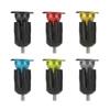 Handlebar Long End Caps Plugs,Cycle End Plugs Aluminum Alloy Handlebar Grip Road Handlebar End5 Colors Available(Black) view 1