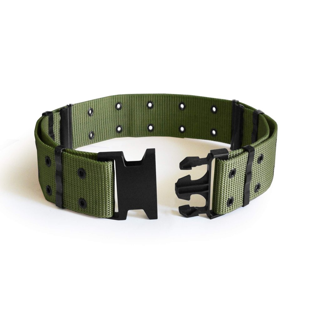 UltraKey Tactical Belt, Adjustable Security Military Heavy Duty Rescue Belt for Outdoor Sports and Hunting GreenV2