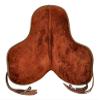 Y&Z Enterprises All Purpose Synthetic Treeless Freemax English Horse Saddle Tack Get Matching Girth & Strap (16.5 Inch Seat, Brown) view 3