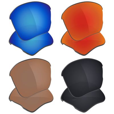 Galvanic Replacement Lenses for Oakley Flak Jacket XLJ | Flak Jacket XLJ Asian Fit Sunglasses - Black + Amber + Ruby + Ice
