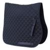 Rhinegold Cotton Quilted Saddle Cloth - Cob - Navy view 1