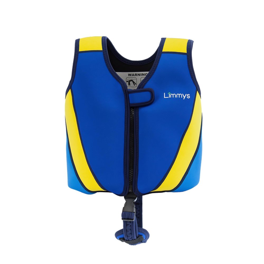 Limmys Premium Kids Swim Vest - Toddler Swim Jacket and Buoyancy Swimming Aid - Modern Design Swimming Vest for Boys, Girls and Babies - with Drawstring Bag