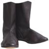 Medieval Handmade Long Leather Boots ABS (Brown, 8) view 1