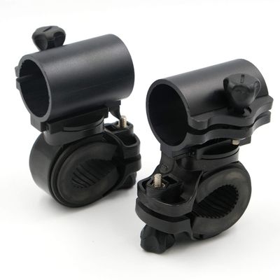 GOSONO 2 pcs 360 Degree Cycling Bicycle Bike Mount Holder for LED Flashlight Clip Clamp