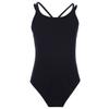 Agoky Girl's Basic Crisscross Back Gymnastic Dance Clothing Cotton Cami Ballet Performance Dancewear Sports Leotard Unitard Black 8-10 Years view 1
