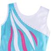 BAOHULU Leotards for Girls Gymnastics Toddler Shiny Diamond Metallic Athletic Bodysuit B179_LightBlue_10A view 2