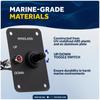 Five Oceans Toggle Boat Anchor Windlass Switch, 2-Pack, Controlling Up/Down Function of Boat Anchor Windlasses, Waterproof, 12 Volts, SPDT 3-Terminal Switch, Stainless Steel Plate - FO3740-M2 view 4