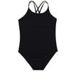 Agoky Girl's Basic Crisscross Back Gymnastic Dance Clothing Cotton Cami Ballet Performance Dancewear Sports Leotard Unitard Black 3-4 Years view 4