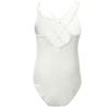 Agoky Girl's Basic Crisscross Back Gymnastic Dance Clothing Cotton Cami Ballet Performance Dancewear Sports Leotard Unitard White 12-14 Years view 3