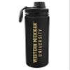 The Fanatic Group Western Michigan University Dual Walled Stainless Steel Sports Bottle, Design 1 - Black view 1