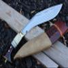 EGKH - Hand Forged Kukri - 12.5" Amazing 5 Fullers Khukuri - Fixed Blade - full tang - Tempered - Sharpen - Ready to use view 4