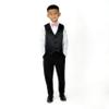 Spring Notion Boys' Pre-Tied Banded Satin Bow Tie, Medium, Dusty Rose view 3