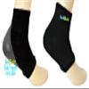 KidSole RX Gel Sports Sock for Kids with Heel Sensitivity from Severs Disease, Plantar Fasciitis. US Kid's Sizes 2-7 (Black) view 3