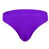 ACSUSS Men's Breathe Smooth Ice Silk Bikini G-String Thongs Underwear Swimwear Purple L view 4