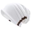 VECRY Men's Oversize Slouch Beanie Slouchy Skullcap Large Baggy Hat (Button-White) view 1