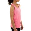More Mile Racer Back Girls Running Vest - Pink-11-12 Years view 2