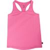More Mile Racer Back Girls Running Vest - Pink-11-12 Years view 4