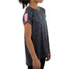 More Mile Girls Cap Short Sleeve Running Top - Grey-9-10 Years view 2