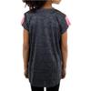 More Mile Girls Cap Short Sleeve Running Top - Grey-9-10 Years view 3