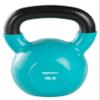 Amazon Basics Vinyl Kettlebell, 40 Pounds, Light Blue view 1